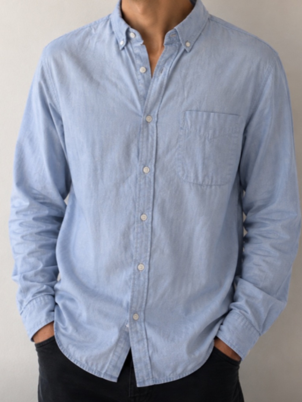 Bonobos Light Blue Oxford Slim Fit Button-Down Shirt